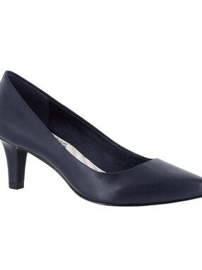 Easy Street Pointe Pump Navy Blue US Size 9.5W
